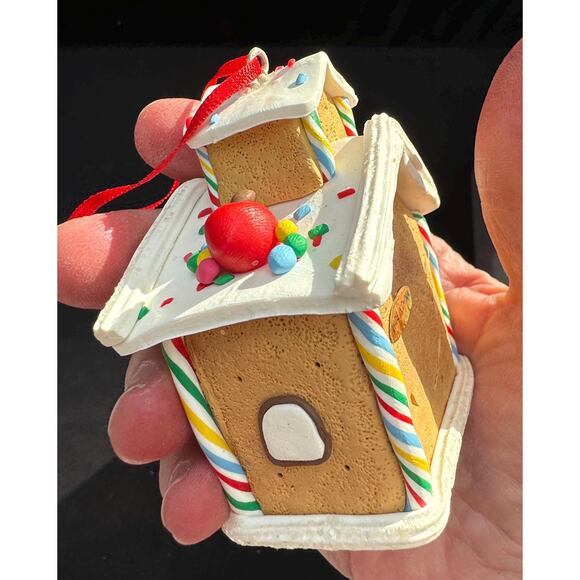 New Hallmark Gingerbread House Iced Christmas Ornament New With Tags - Picture 2 of 6